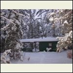 Winter cabin