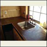 Countertop stained