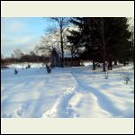 Cabin in snow Cabin in snow