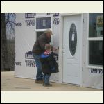 PawPaw Teaching Matt How to Secure the Door