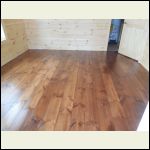 Bedroom Floor with 2 Coats of Poly