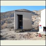 shed behind trailer in Anza Borrego