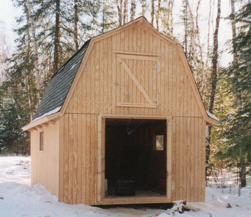 gambrel roof trusses - small cabin forum 1