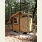 outhouse/shower