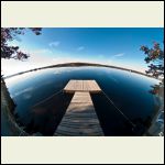 Fisheye shot of the dock