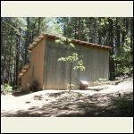 Water tank shed West view