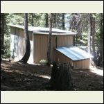 Water tank shed South view