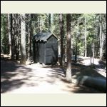 Bath house, framed and papered Bath house, framed and papered