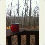 Coffee on the porch