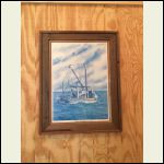 Oyster boat painting
