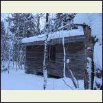 The cabin in winter