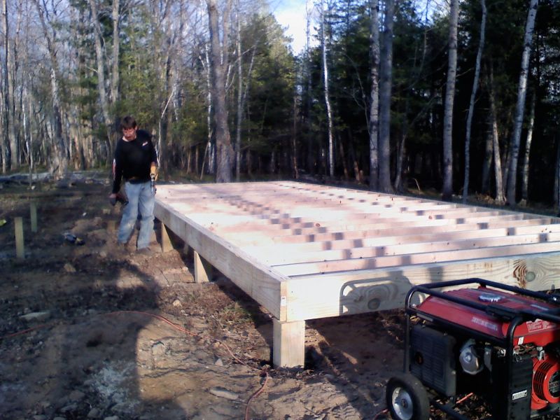 16x32 cabin kit in northern mi. - small cabin forum 1