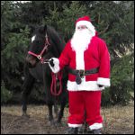 Angel with Santa