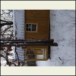 cabin in the snow