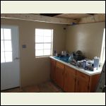 kitchen area painted