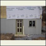 basement door and windows