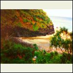 Our view at camp,Kalalau Trail,Kauai