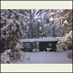 Cabin in winter 1
