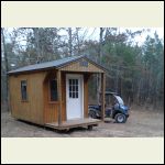 The small 8x16 cabin is here! The small 8x16 cabin is here!