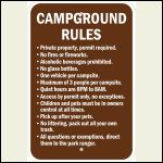 Camp Ground Rules