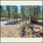 site 5 with 50A service and added pilot rock picnic table