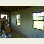 working on getting the drywall up working on getting the drywall up