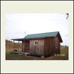 my 12 X 24 cabin on a hilltop in Eastern Kentucy