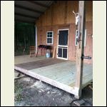 10x20 porch made of treated 2x6