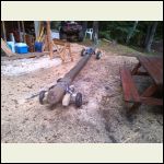 homemade log dolly