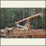 Ridge beam up Ridge beam up
