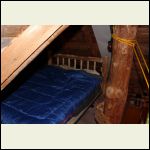 bed in the loft