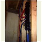 Manifold with 6 cold ports and 4 hot ports Manifold with 6 cold ports and 4 hot ports