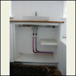 RV style push on plumbing.