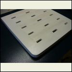 Laminated top for the bedside drawer. Laminated top for the bedside drawer.