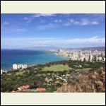 Honolulu from top of Diamond Head