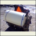 100 liter tank on tractor