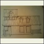 the concept drawing ( going to eliminate the 2 dormers above the main living area
