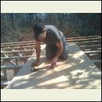 sheathing the floor with 3/4 t&g