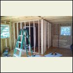 Bathroom wall framing