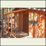 porch on the cabin.sure handy porch on the cabin.sure handy