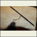 spinning onto a knitting needle spinning onto a knitting needle