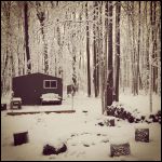 Snow during deer camp