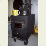 small wood stove