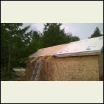 South Roof insulated