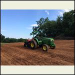 Seeding hay field