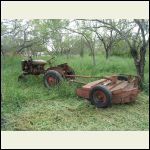 Dad's old 1946 Farmal A with drag shredder