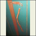 rustc wood door knob