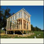 Shed roof framing