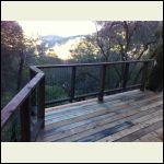 deck off the back with view of valley