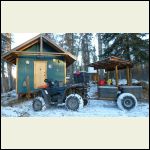 ATV at cabin